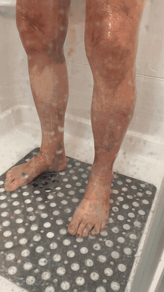 Comfortable and confident showering