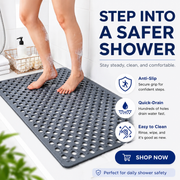 Secure Shower Mat | Non-Slip&Antibacterial