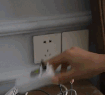 45W GaN Fast Charger with AI Voice Control Night Light | Foldable Wall Charger, iPhone, Android, iPad & Laptops